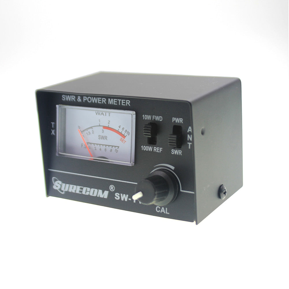 SURECOM SW-111 100 Watt 27-30MHz SWR / Power Meter for CB Radio Antenna for Test SWR or Relative Power