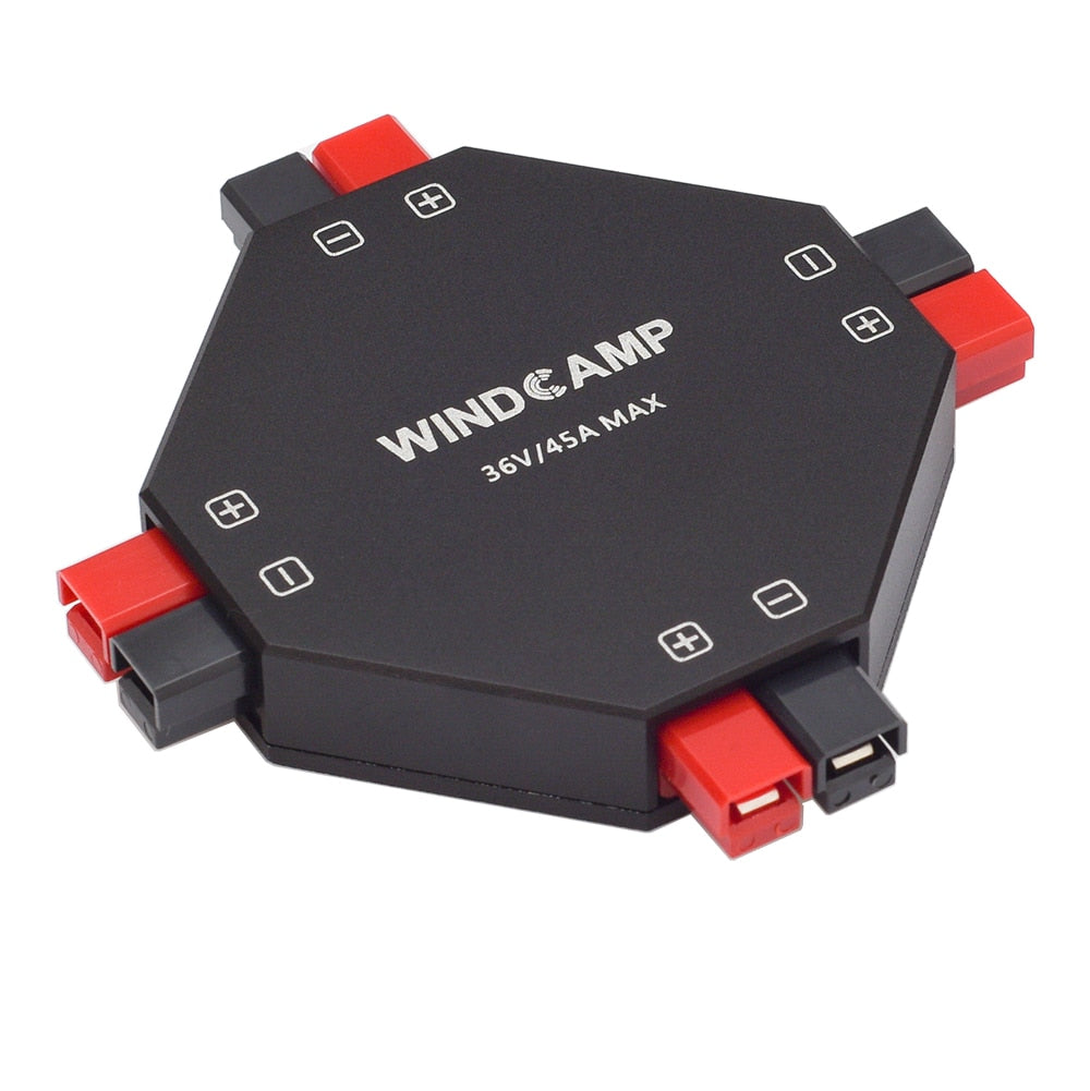 WINDCAMP AP8 AP8S AP4 ADP-1 40A Connector Power Splitter Distributor for HF Amateur Radio for Car Modification Power Distributor