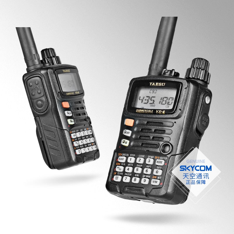 Yaesu VX-6R dual frequency waterproof handheld walkie-talkie self-driving tour off-road outdoor hand station