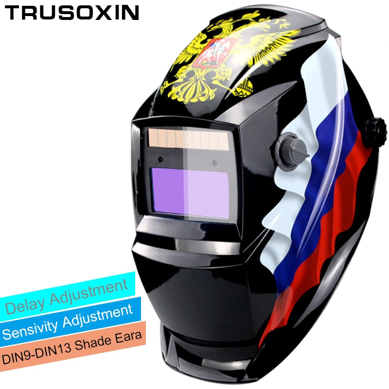 Li battery/Solar Power Auto Darkening TIG MIG MMA MAG KR KC Electric Welding Mask/Helmets/Welder Glasses for Welder