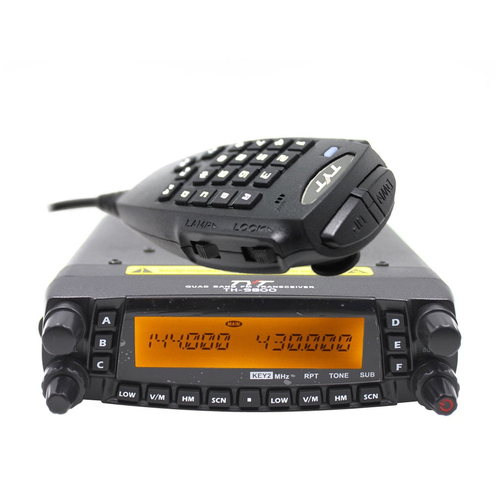 TYT TH-9800 Plus 50W  Mobile Radio  Quad Band 29/50/144/430MHz Dual Display