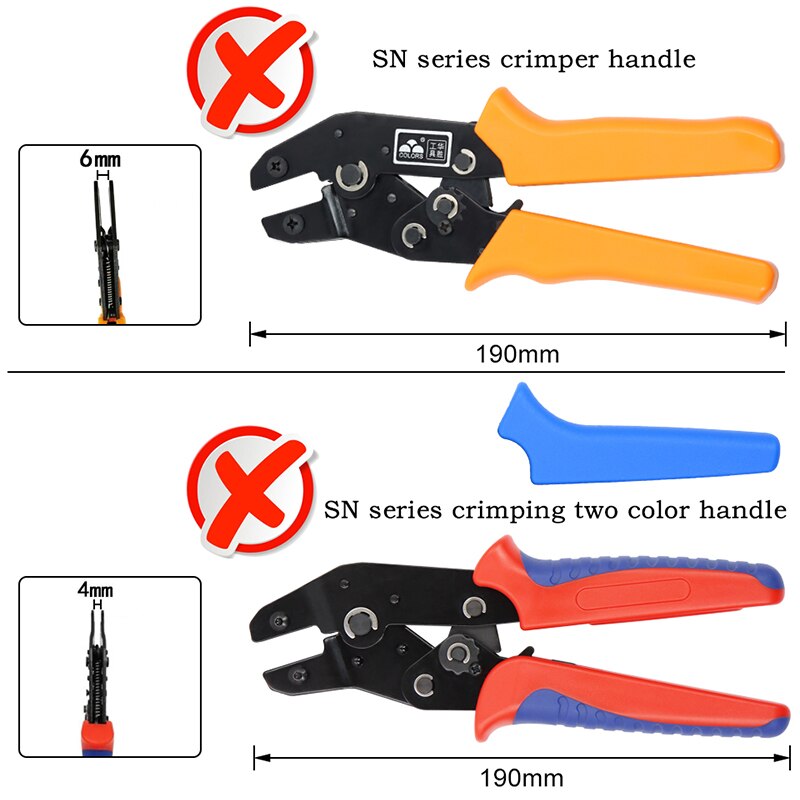 HS Crimping pliers jaw for 230mm pliers plug spring crimping cap terminals HS-03BC/2546B/103/101 high hardness jaw tools