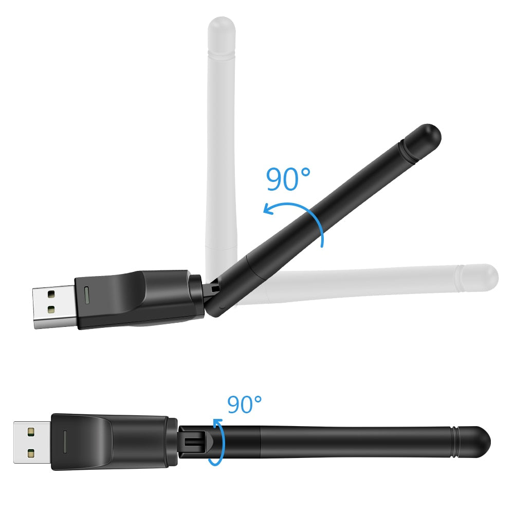 USB Wifi Adapter 150Mbps 2.4 ghz Antenna USB 802.11n/g/b Ethernet Wi-fi dongle usb lan Wireless Network Card PC wifi receiver