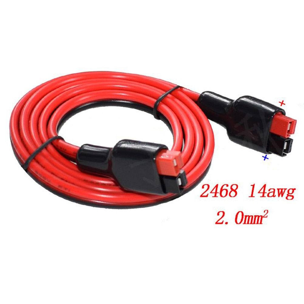 1 Pc FOR Anderson Cord Adapter Extension Cable 50cm/100cm-14AWG Connector Cable Kit Mobile Energy Storage Battery Connection