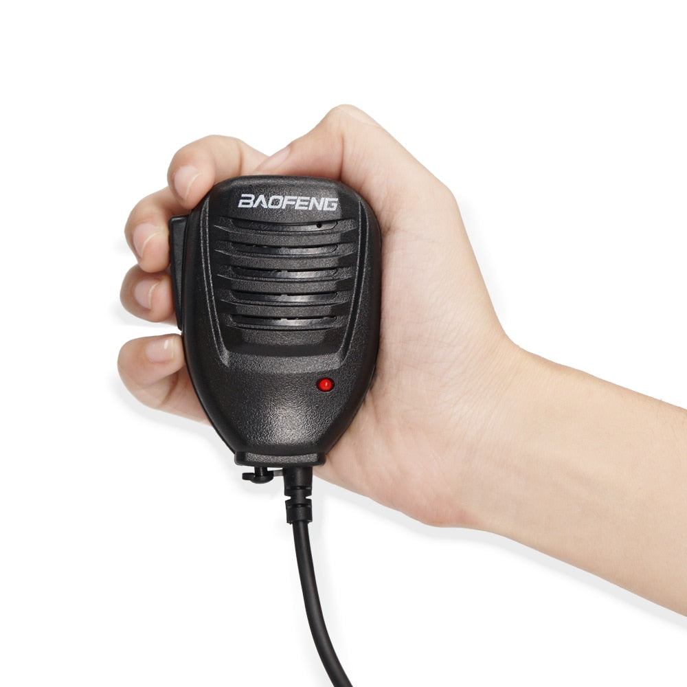 Baofeng Hand Microphone Radio Speaker Mic PTT For Walkie Talkie BF-888S UV-82 UV-5R UV-5RPro H9 H7 Ham Radio