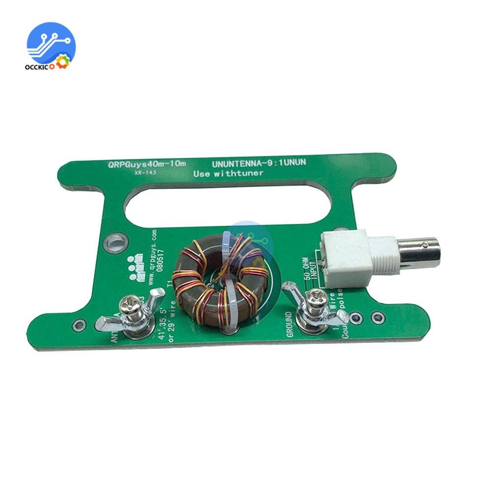 10W Portable 9:1 Balun SDR-Balun Antenna Accessories-SDR Long Cable Kit Long Wire Antenna Board SDR-Receiver Fittings