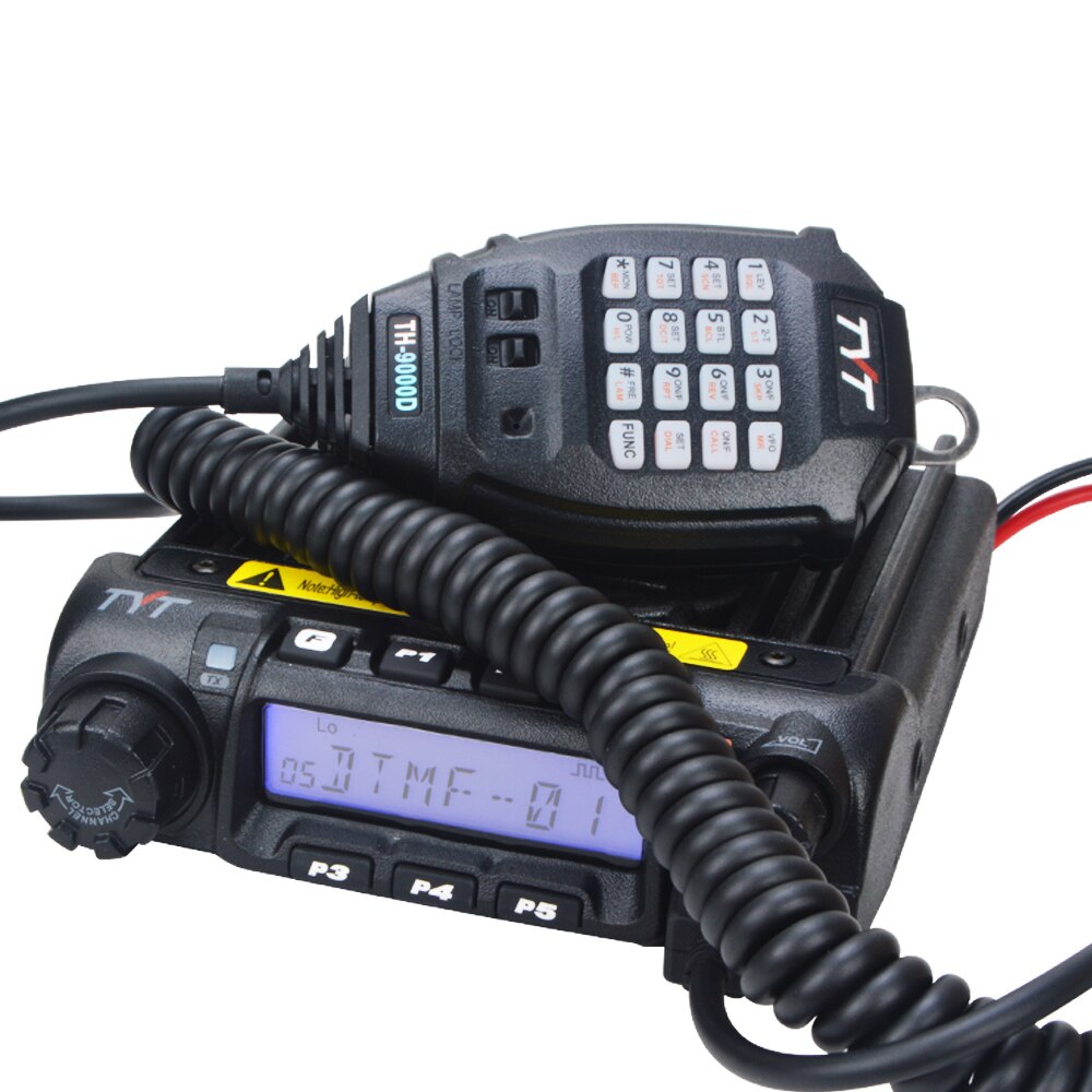 Car Mobile Radio TH-9000D 350-390MHz 200Channel 50Watt High Power 2/5TONE DTMF Scrambler Mobile Radio TYT Walkie Talkie