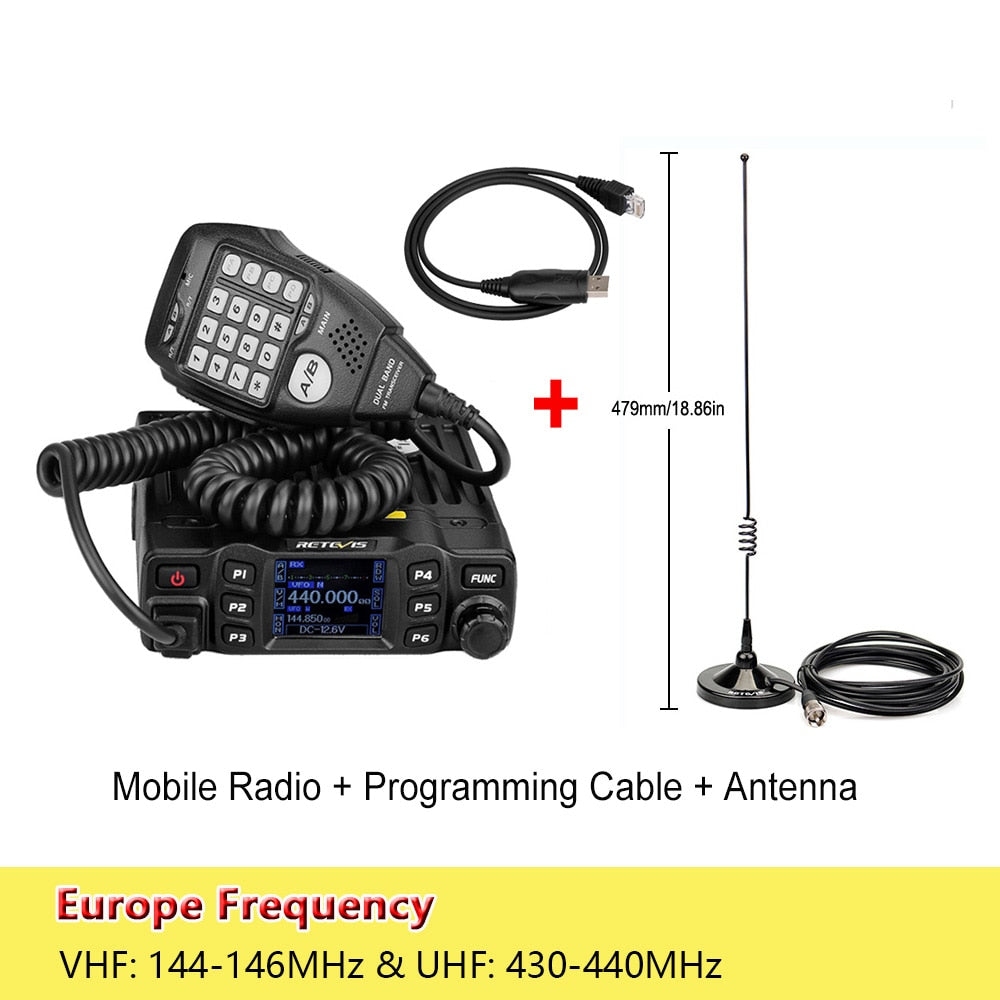 RETEVIS RT95 Mobile Radio 25W VHF/UHF